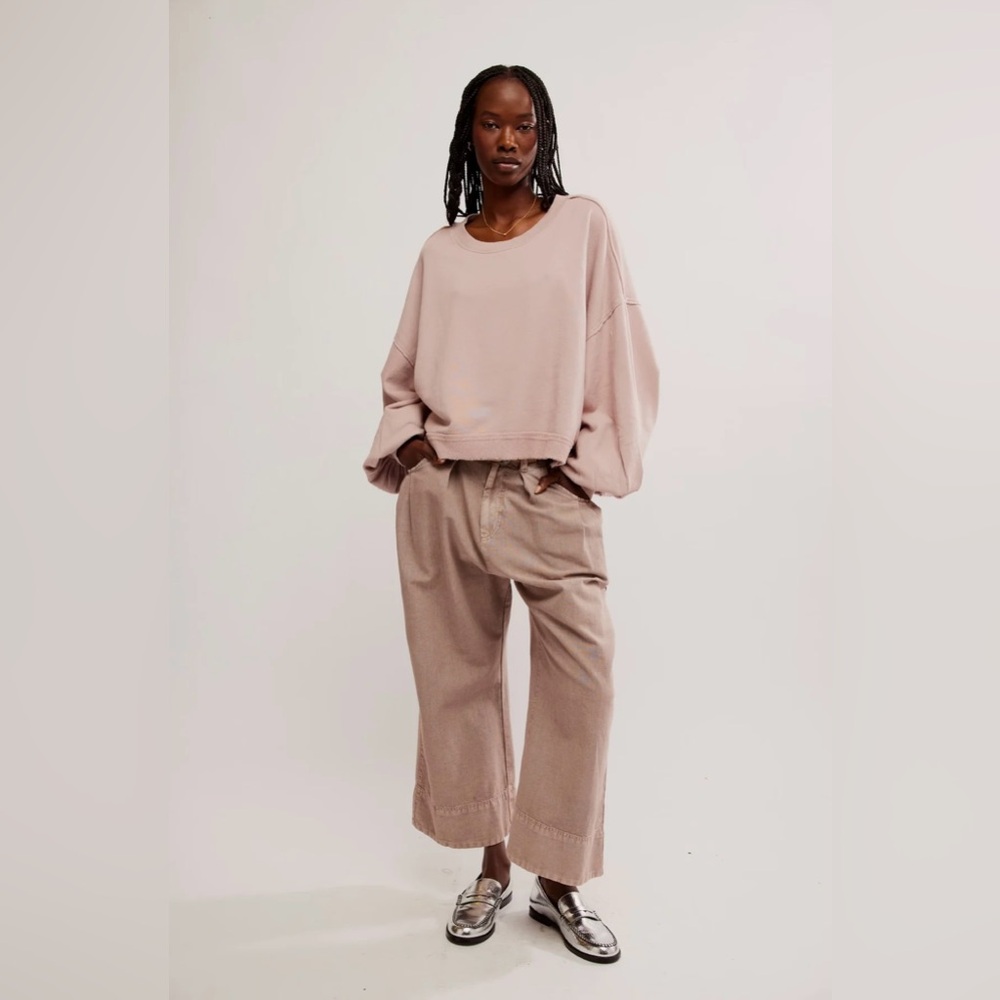 NWT Free People Trish Sweatshirt